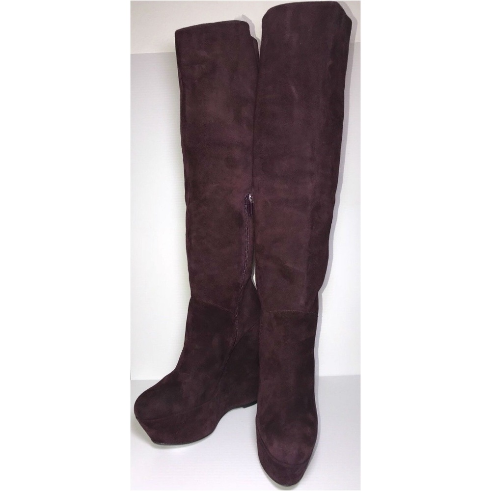 Via Spiga High Heel Suede Leather  Boot Size 8.5M